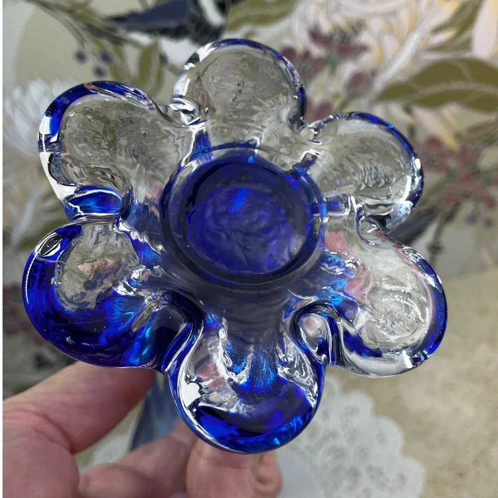 Art Glass Bud Vase 11.5